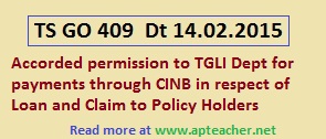 TGLI Policy Payments loan and settlement of claim through CINB, Corporate Internet Banking (CINB) System to TGLI Policy Holders    