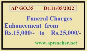 AP Go.35 Funeral(Obsequies) Charges Enhanced to Rs.25,000/-