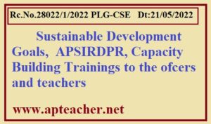 Rc No. 28022 Capacity Building Training to Teachers