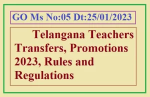 Online TS Telangana Teachers Transfers 2023 Points Calculator 
