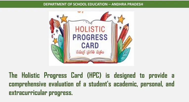 How to Prepare HOLISTIC Progress Card Steps